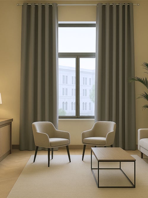 Rideau occultant ignifugé M1 non feu - Kiabi