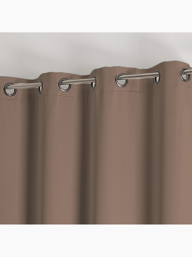 Rideau occultant ignifugé Non Feu M1 Beige clair - Kiabi
