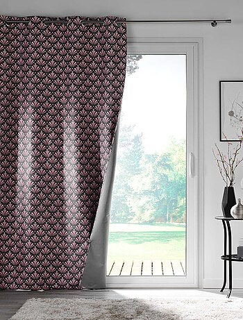 Rideau occultant imprimé géométrique