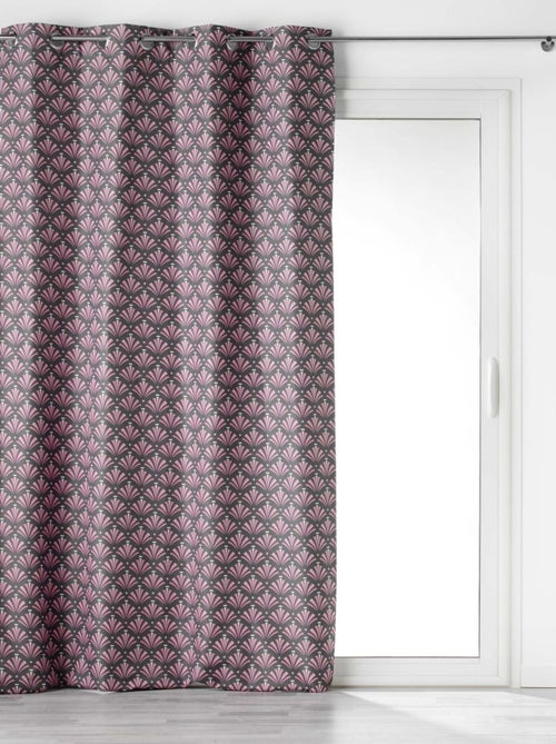 Rideau occultant imprimé géométrique - Kiabi