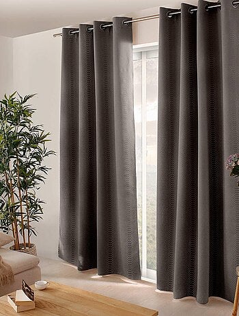 Rideau occultant imprimé peau de serpent