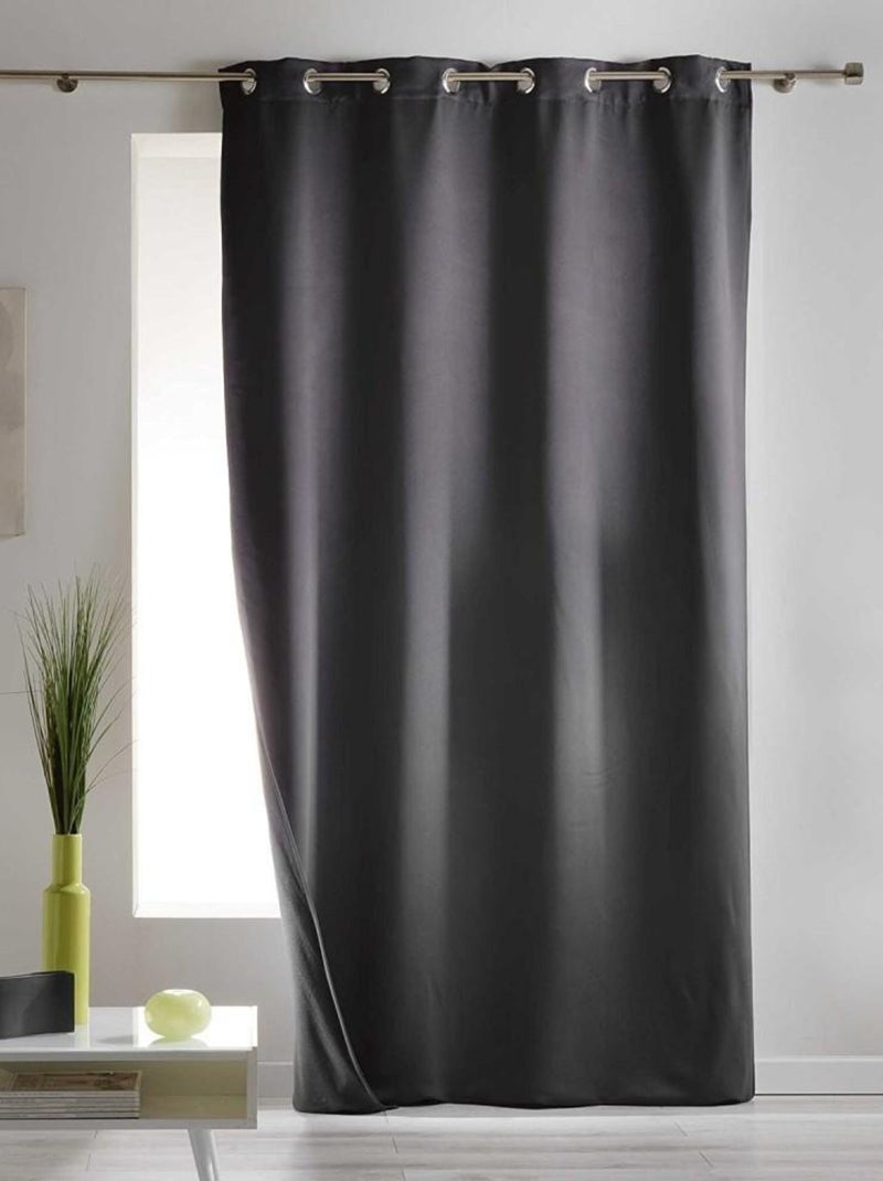 Rideau Occultant isolant 140x260 Covery anthracite Gris - Kiabi