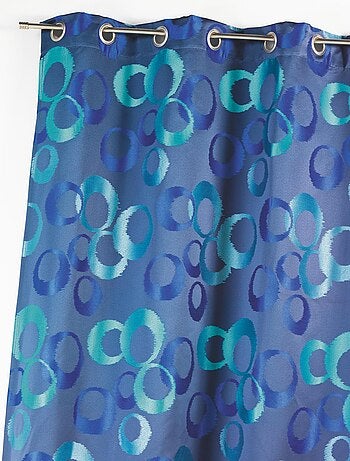 Rideau occultant jacquard à motifs graphiques