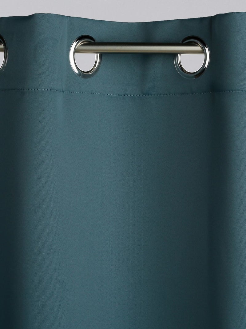 Rideau occultant Louisa Bleu foncé - Kiabi