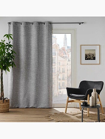 Rideau occultant occultant jacquard Dusky