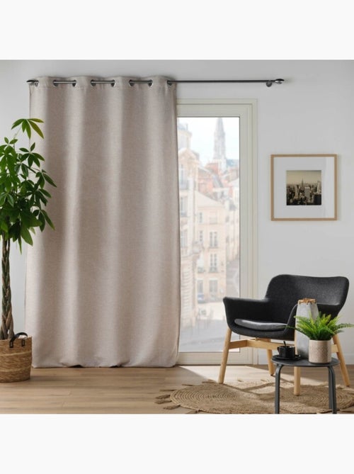 Rideau occultant occultant jacquard Dusky - Kiabi