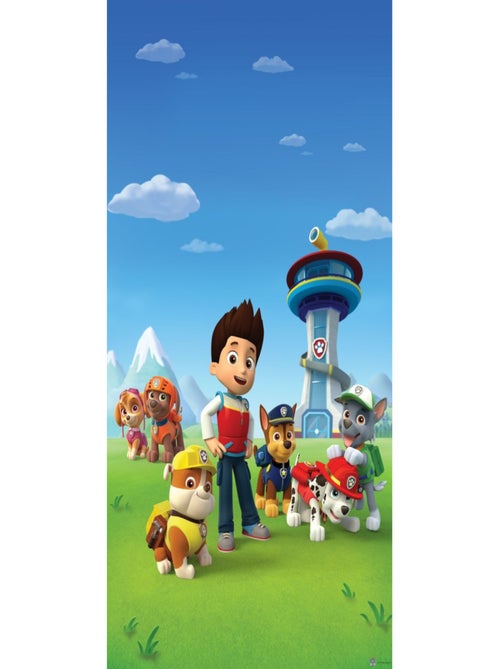 Rideau occultant Pat'Patrouille - modèle Ryder et ses amis - 140 cm x 245 cm - Kiabi