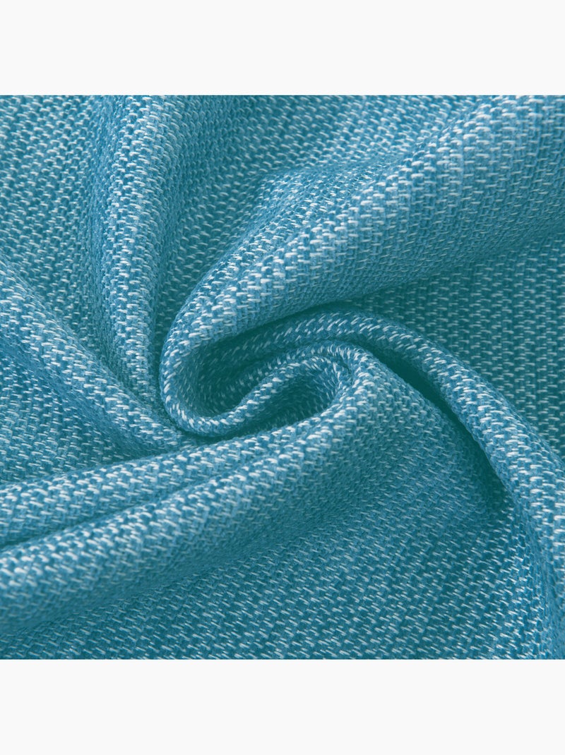 Rideau occultant phonique et thermique doublé polaire arctica 100% opaque Bleu paon - Kiabi