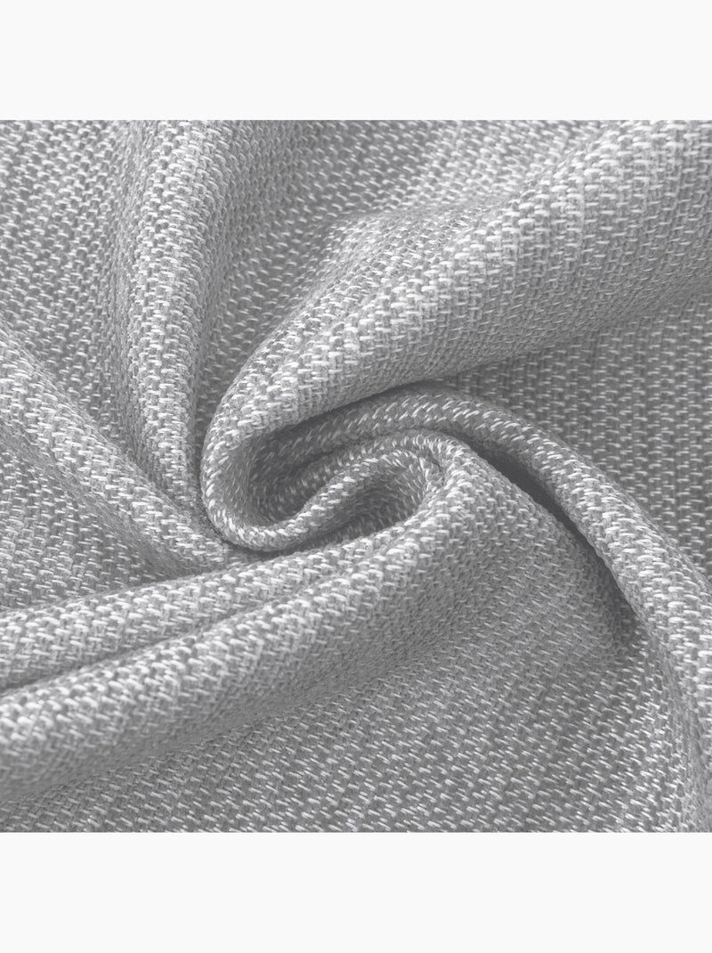 Rideau occultant phonique et thermique doublé polaire arctica 100% opaque Gris nuage - Kiabi