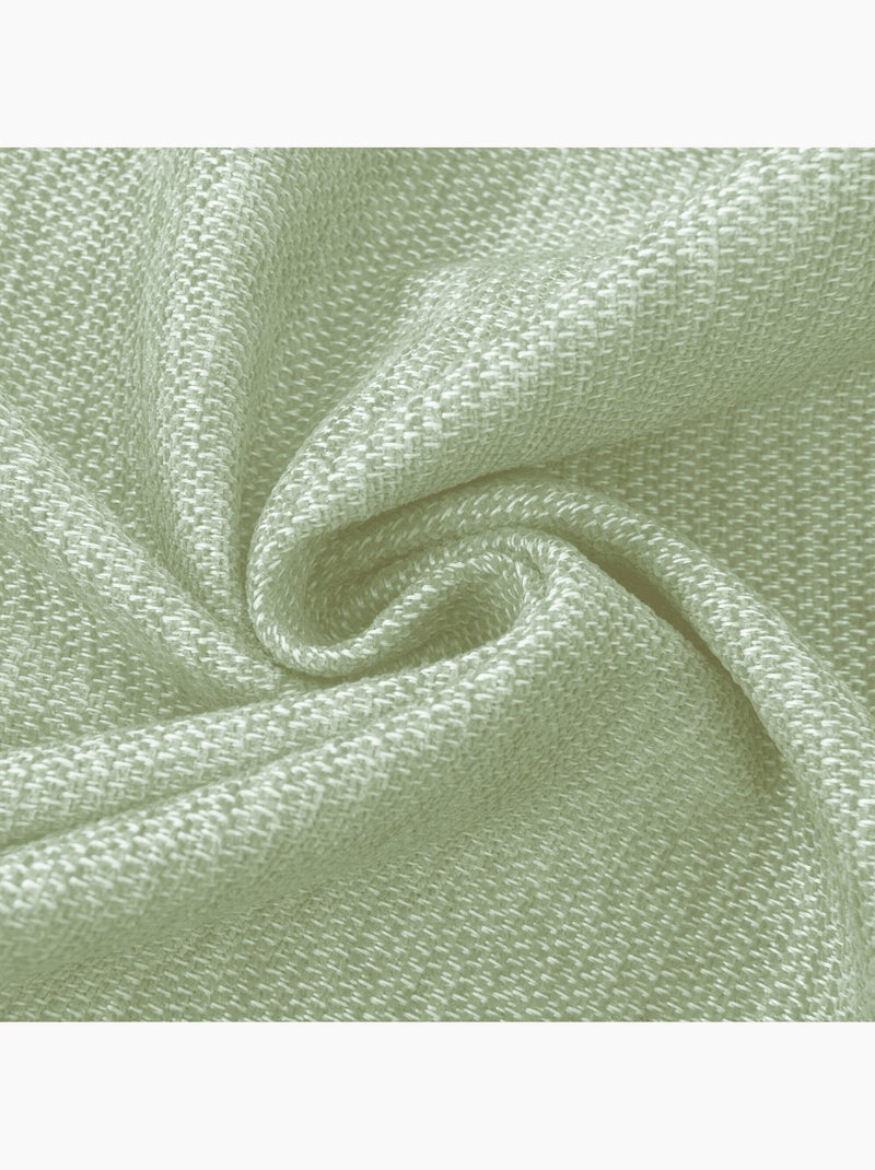 Rideau occultant phonique et thermique doublé polaire arctica 100% opaque Menthe - Kiabi