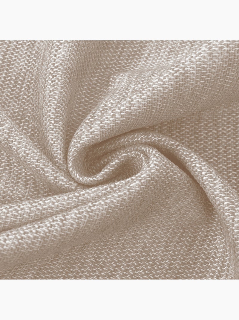 Rideau occultant phonique et thermique doublé polaire arctica 100% opaque Taupe - Kiabi
