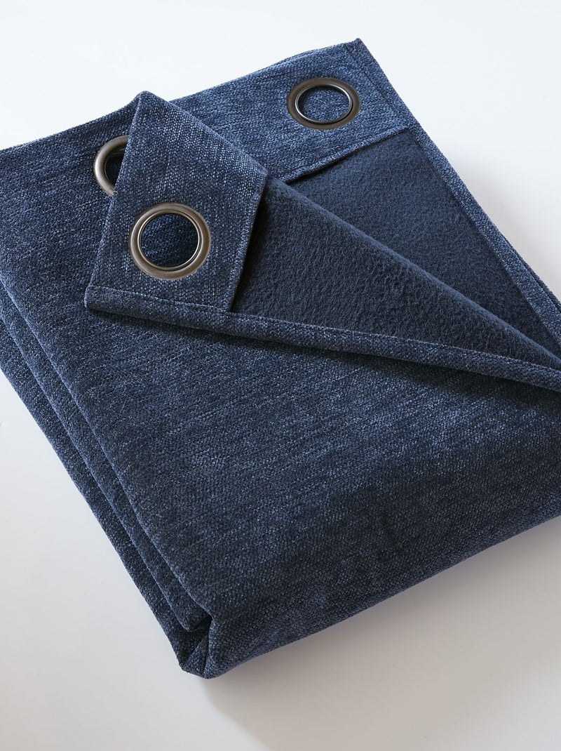 Rideau occultant polaire Bjorn - Terre de Nuit Bleu - Kiabi