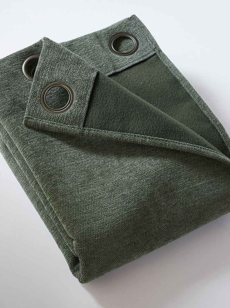 Rideau occultant polaire Bjorn - Terre de Nuit Kaki - Kiabi