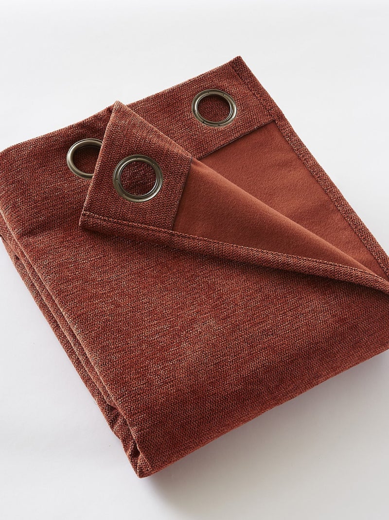 Rideau occultant polaire Bjorn - Terre de Nuit Terracotta - Kiabi
