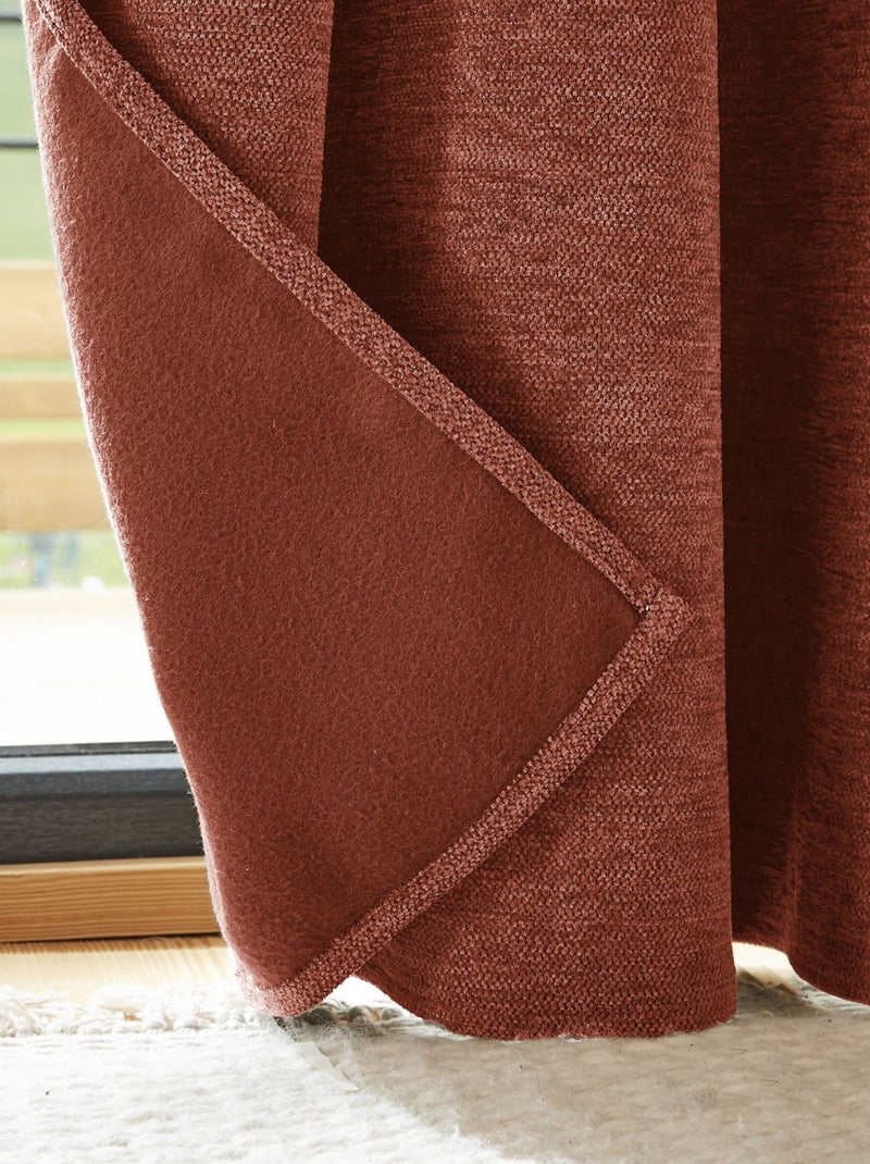 Rideau occultant polaire Bjorn - Terre de Nuit Terracotta - Kiabi