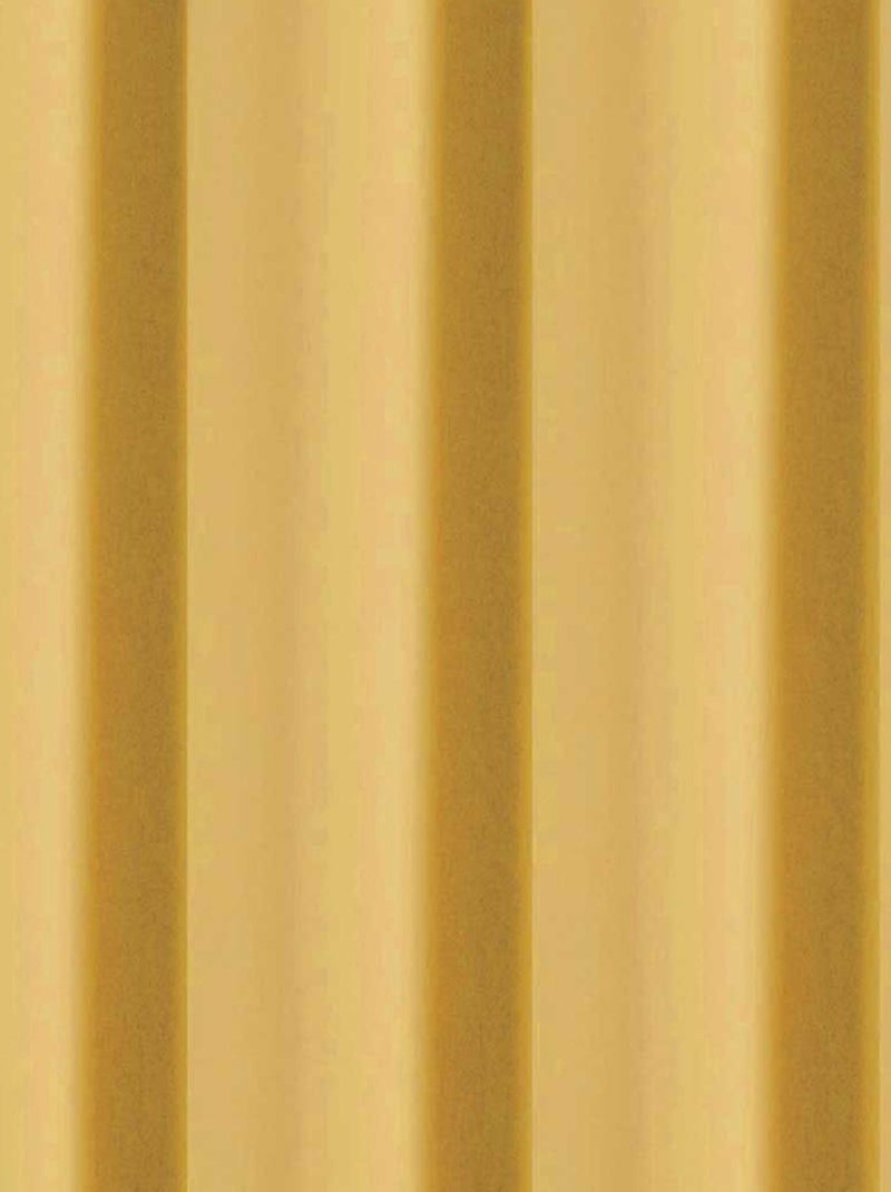 Rideau occultant pour chambre et salon Jaune moutarde - Kiabi