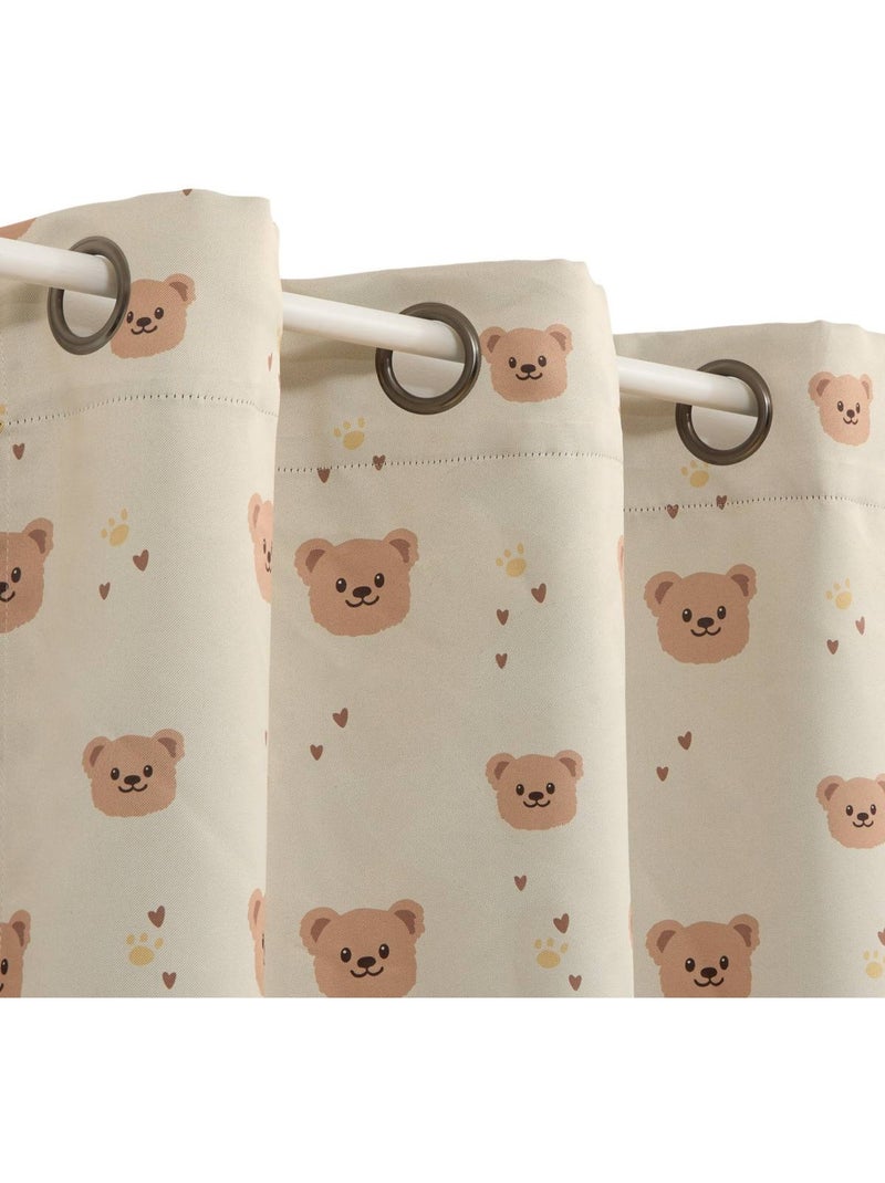 Rideau occultant pour enfant billie Beige - Kiabi
