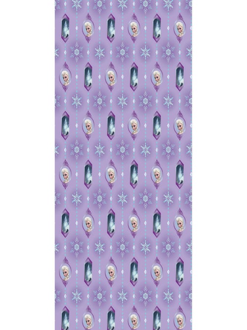 Rideau occultant taille L La Reine des Neiges portrait Elsa de Disney 140CM X 245CM - Kiabi