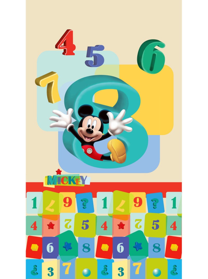 Rideau occultant taille L Mickey Mouse les chiffres de Disney 140CM X 245CM Multicolore - Kiabi
