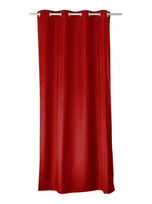 Rideau occultant thermique 140x240 Guimauve rouge - Kiabi