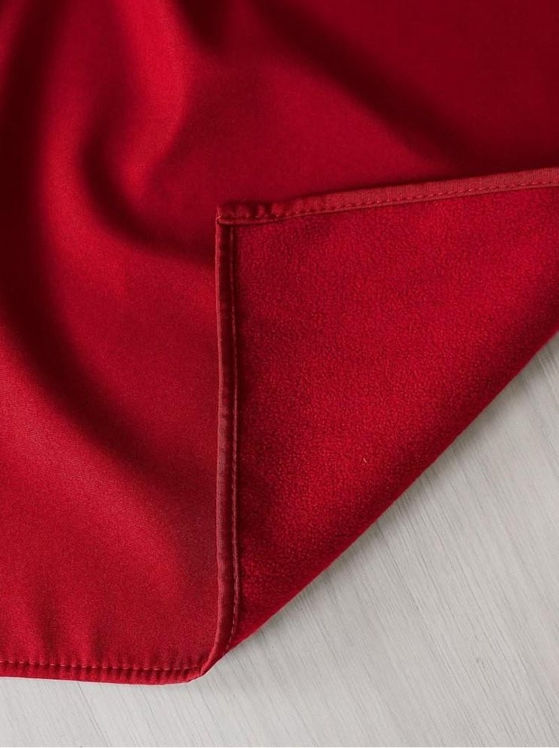Rideau occultant thermique 140x240 Guimauve rouge Rouge - Kiabi