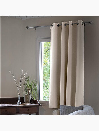 Rideau occultant thermique à œillets - Terre de Nuit