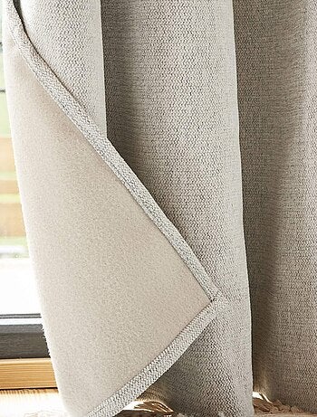 Rideau occultant thermique à œillets - Terre de Nuit