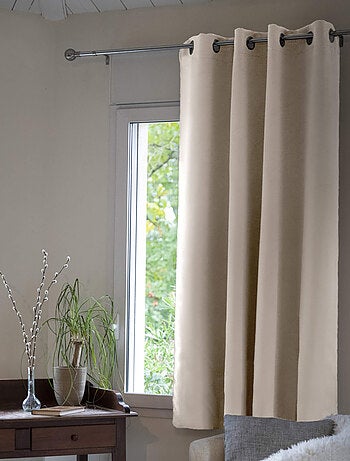 Rideau occultant thermique à œillets - Terre de Nuit