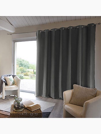 Rideau occultant thermique à œillets - Terre de Nuit