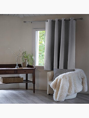 Rideau occultant thermique à œillets - Terre de Nuit