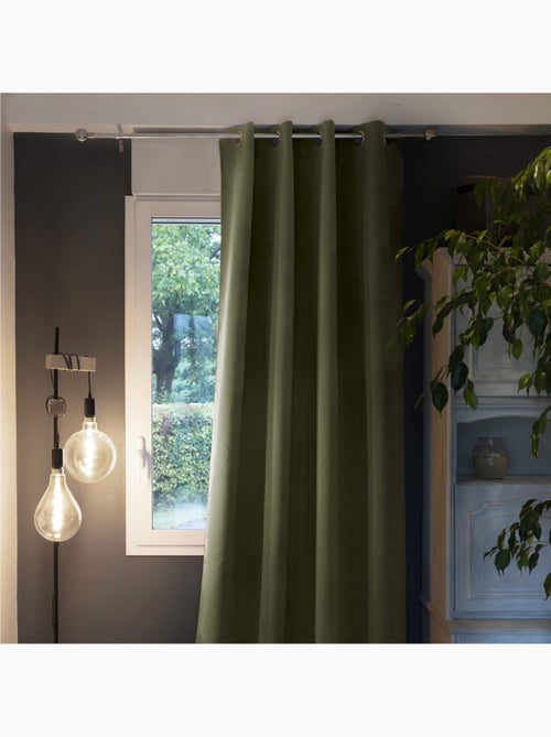 Rideau occultant thermique à œillets - Terre de Nuit - Kiabi