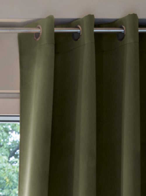 Rideau occultant thermique à œillets - Terre de Nuit - Kiabi