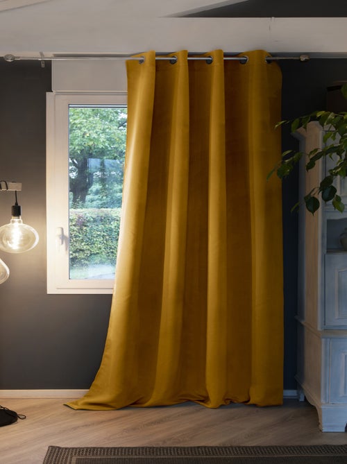 Rideau occultant thermique à œillets - Terre de Nuit - Kiabi