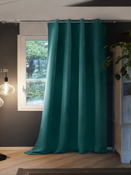 Rideau occultant thermique à œillets - Terre de Nuit - Kiabi