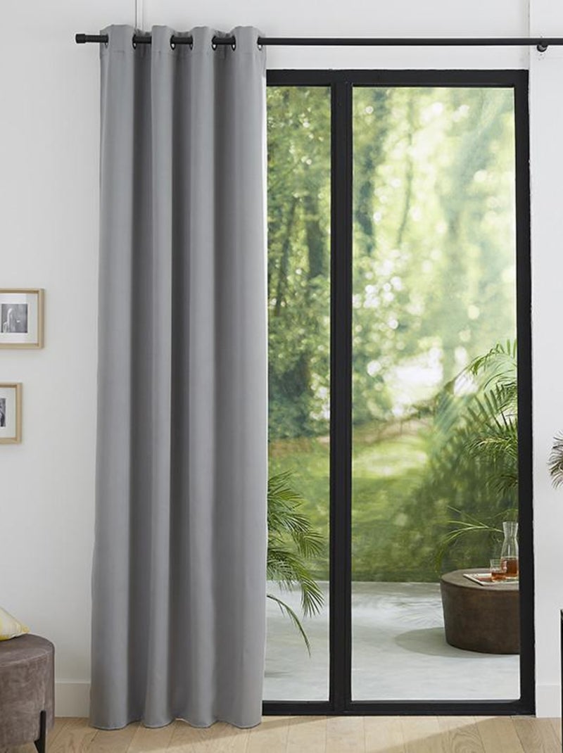 Rideau occultant thermique argent 140 x 260 cm Gris - Kiabi