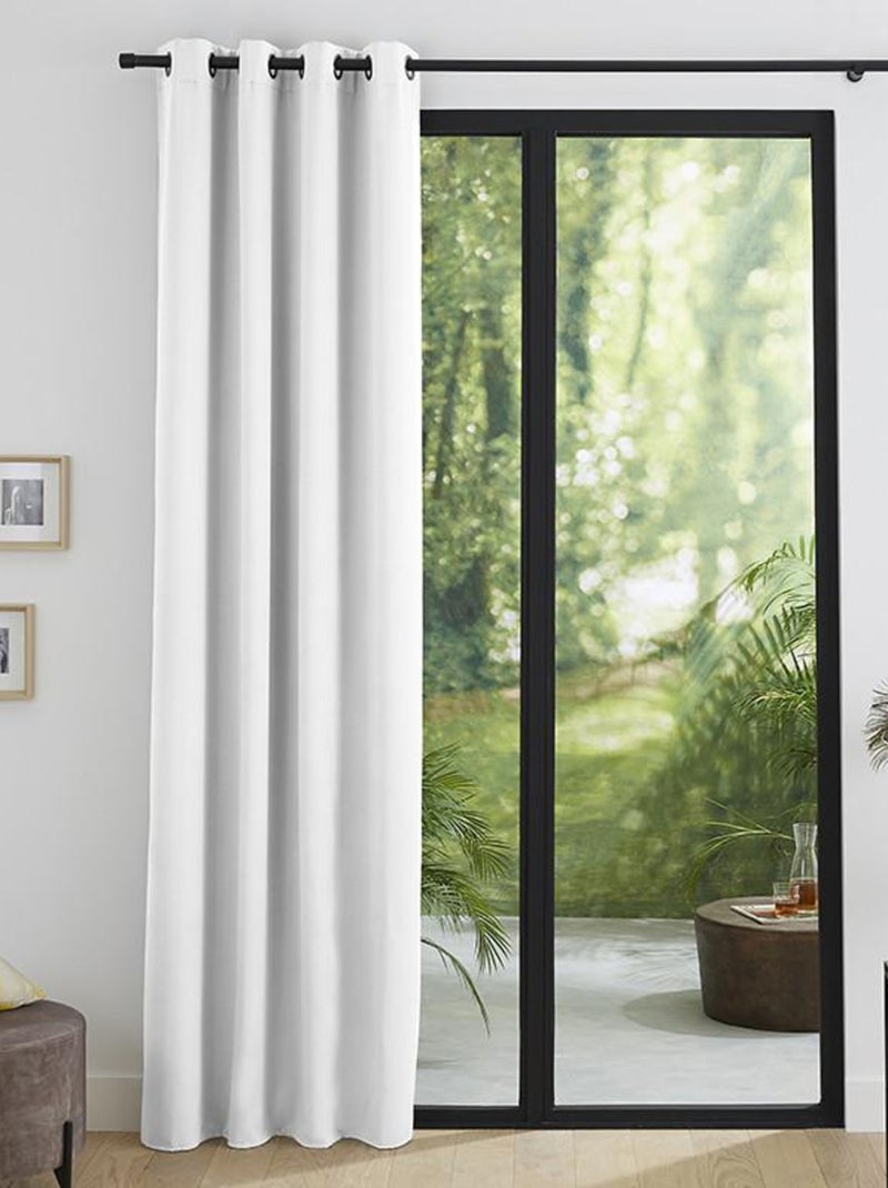 Rideau occultant thermique blanc 140 x 260 cm Blanc - Kiabi