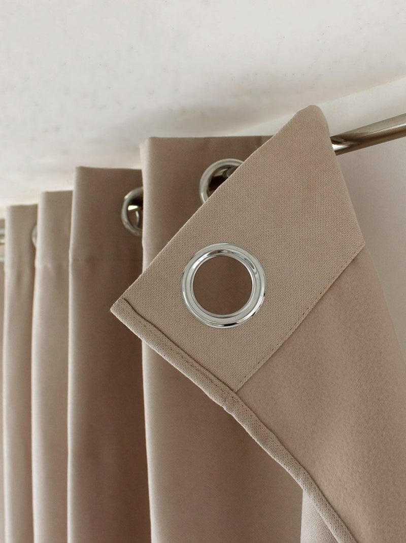 Rideau occultant thermique Nordica Beige - Kiabi