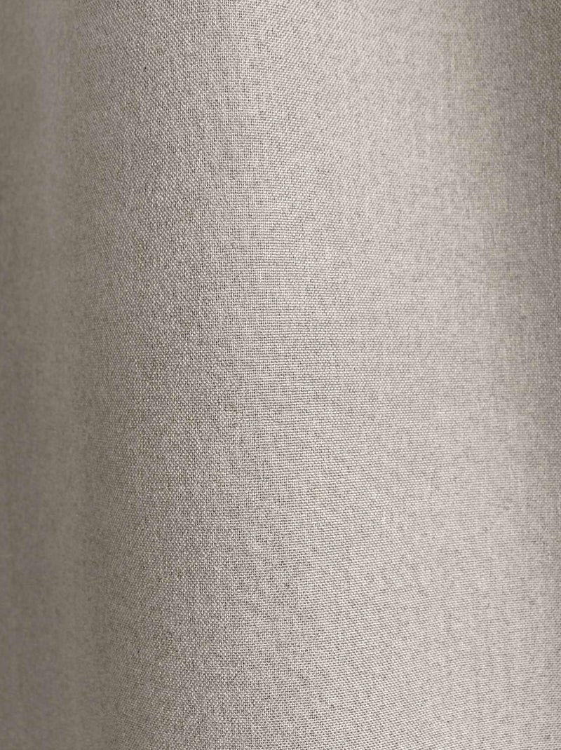 Rideau occultant total à pattes cachées ECLIPSE Beige - Kiabi
