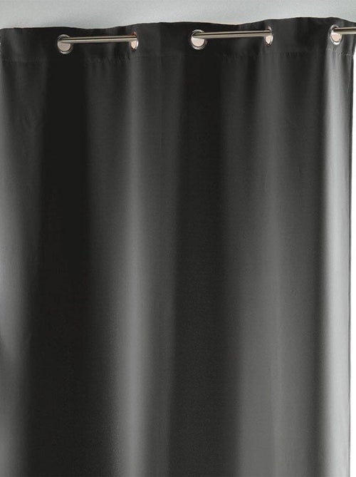 Rideau occultant uni 135x240 Occult charbon - Kiabi