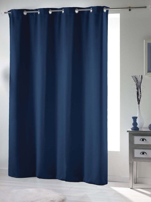 Rideau occultant uni 135x240 Occult navy - Kiabi
