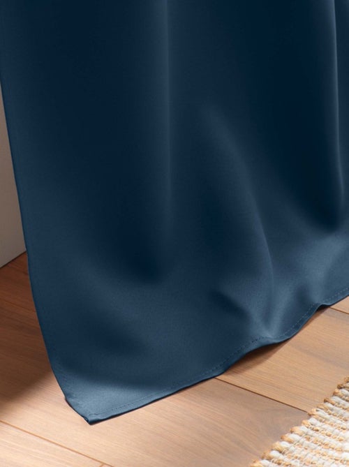 Rideau occultant uni 135x240 Occult navy - Kiabi