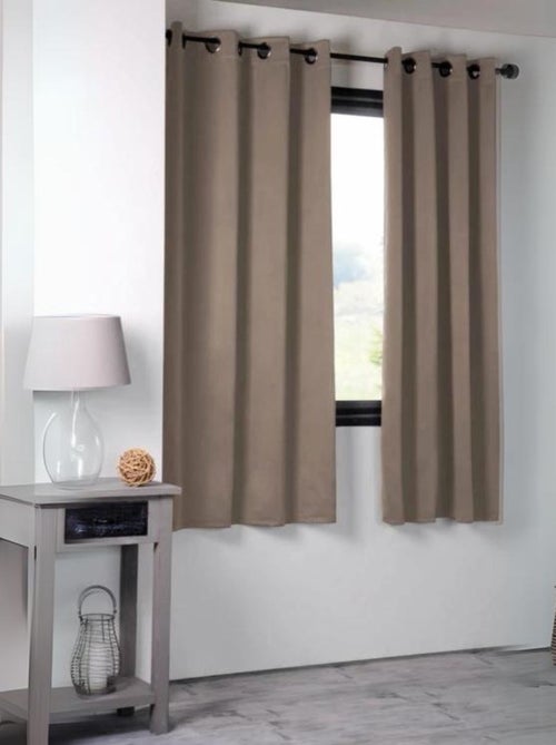 Rideau occultant uni 210gr/m2 - Kiabi