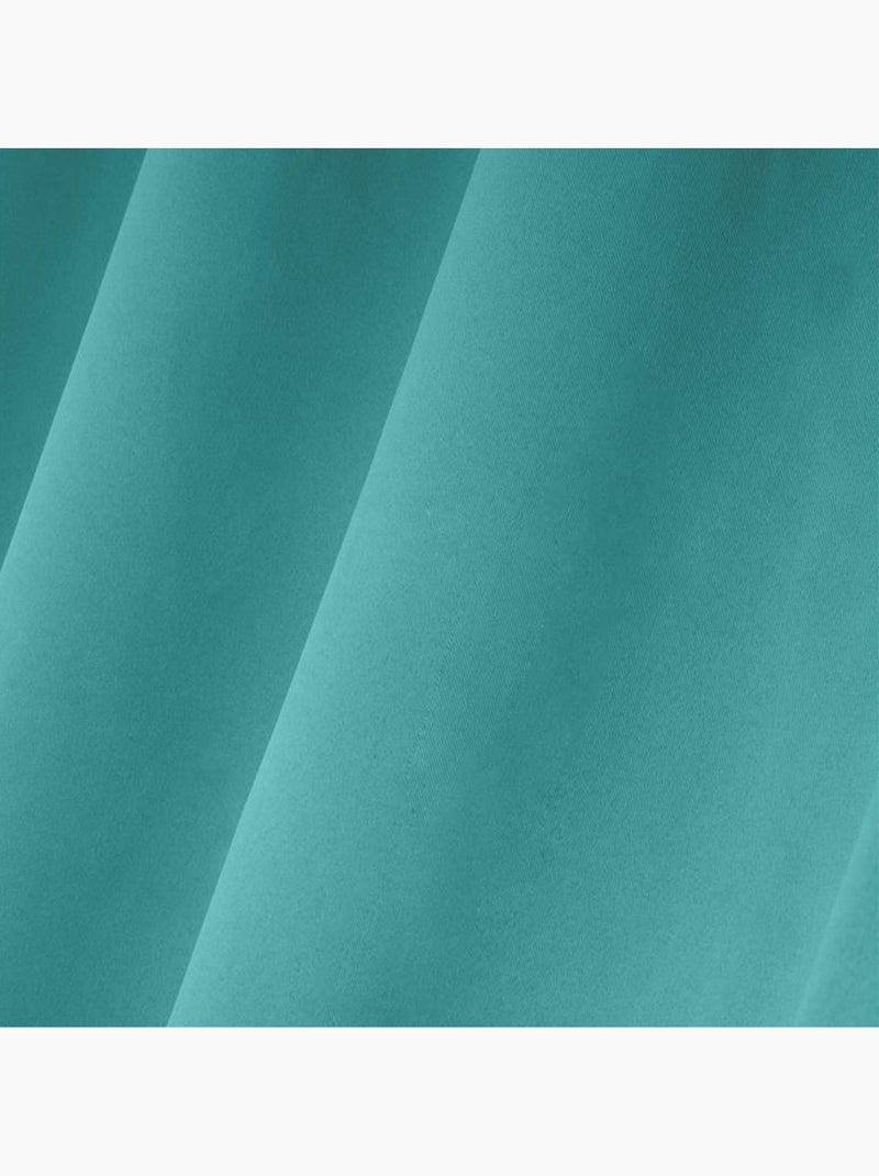 Rideau occultant uni 210gr/m2 Bleu céladon - Kiabi