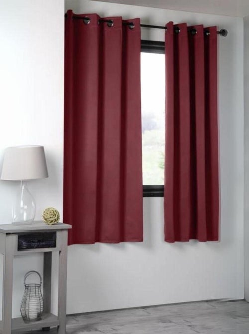 Rideau occultant uni 210gr/m2 - Kiabi