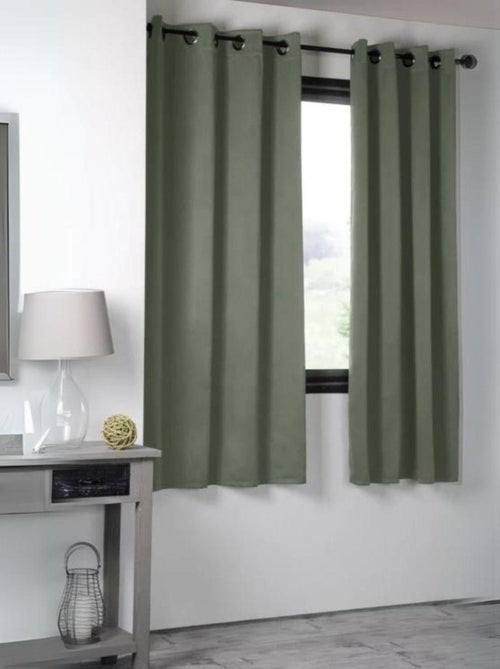Rideau occultant uni 210gr/m2 - Kiabi
