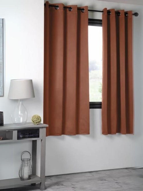 Rideau occultant uni 210gr/m2 - Kiabi