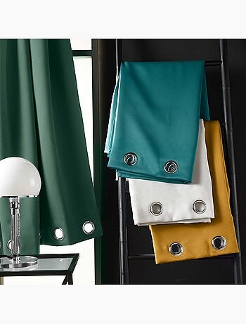 Rideau Occultant à Œillets - Uni - Occult