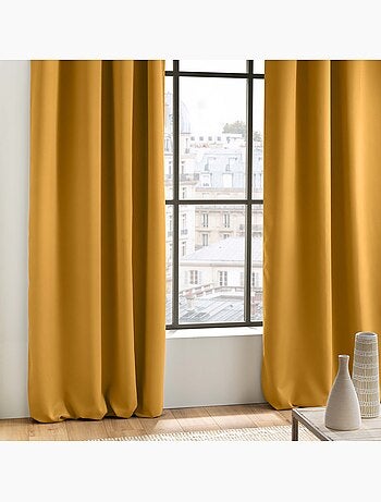 Rideau Occultant à Œillets - Uni - Occult