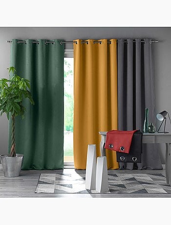 Rideau Occultant à Œillets - Uni - Occult