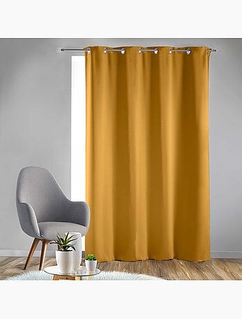 Rideau Occultant à Œillets - Uni - Occult